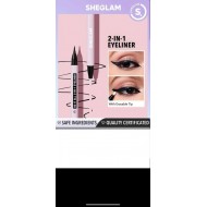 Eyeliner from Sheglam black 2 in 1