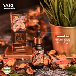 Ginseng oil for skin and hair health from Yaru Herbals