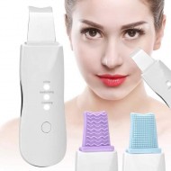 Ultrasonic skin scrubber to remove pimples and deep fat