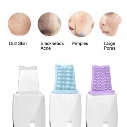 Ultrasonic skin scrubber to remove pimples and deep fat