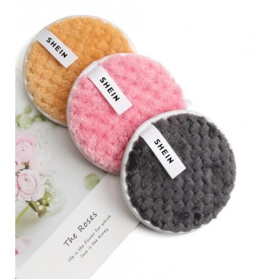 3pcs Reusable and Washable Makeup Remover Puff