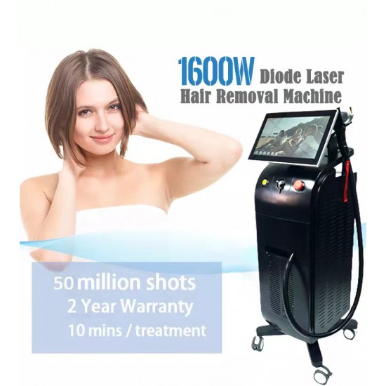 2023 ice platinum laser 3 wave diode laser 755 808 1064nm laser hair removal machine 1600W