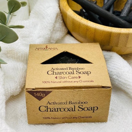 Africana NPC Tea Tree and Bamboo Charcoal Soap rich in vitamins for skin treatment