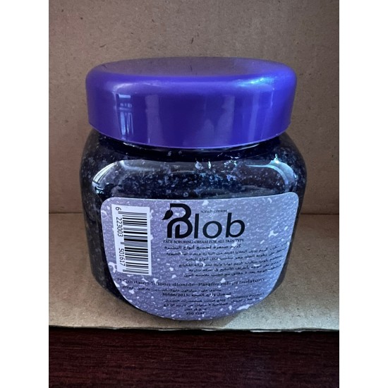 Blob Scrub Cream from First Cosmetics blue Salt