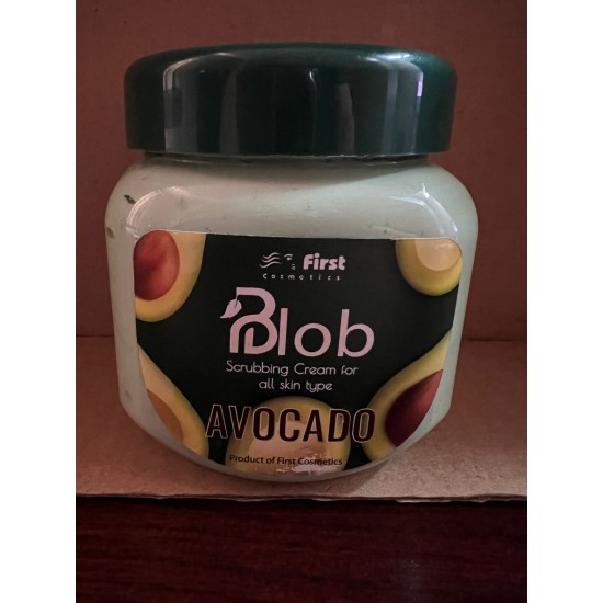 First Cosmetics Blob Scrub Cream Avocado