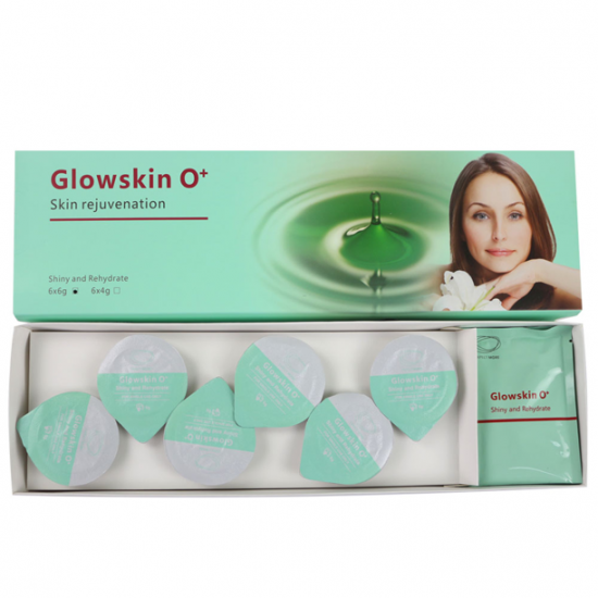 كبسولات الكولاجين لتجديد وتفتيح البشرة لجهاز اوكسيجينيو من Glowskin O+ 6×6جرام