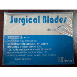 Derma planing to remove dead skin - Surgical Blades 22 Size