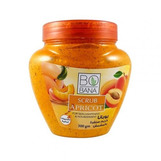 Bobana face and body scrub with apricot extract, 300 gm