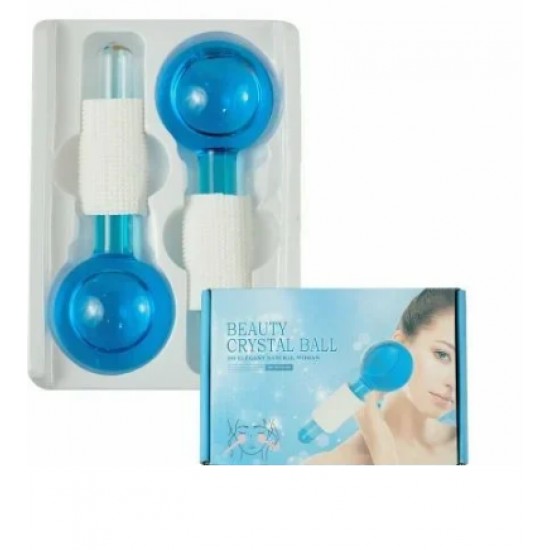 Facial cooling balls for fatigue and blackheads