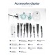 13 in 1 high frequency multifunction h2o2 hydra dermabrasion aqua peel oxygen jet facial machine with PDT