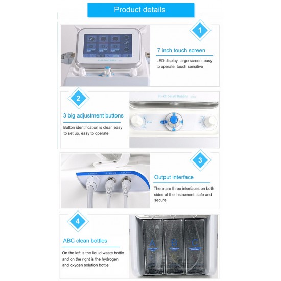 H2O2 Multi function hydrafacial 7 in 1