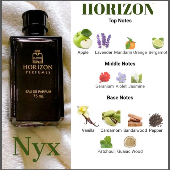 Nyx for men by Horizon Perfumes is inspired by De Marly Leighton