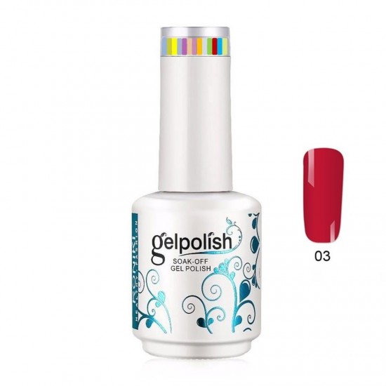 Roniki Gel Polish 15ml Cherry 03