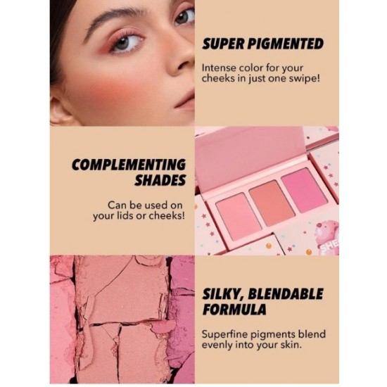 SHEGLAM Sweet Cheeks Blush Trio Enamored