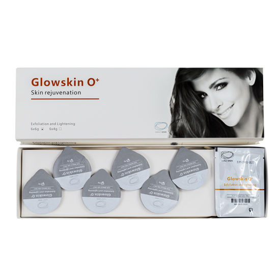 كبسولات الكولاجين لجهاز اوكسيجينيو لتجديد البشرة وتقشير البشرة الخفيف Glowskin O + 6 × 6 جم