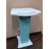 Hydrafacial equipment stand, mint green