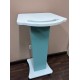 Hydrafacial equipment stand, mint green