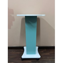 Hydrafacial equipment stand, mint green