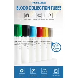 vacu test 1.8 disposable blood collection tube