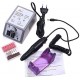 Professional Electric Nail Art Salon Drill Glazing Machine - Manicure Pedicure Kit