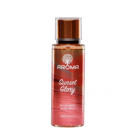 Body Mist Aroma Sunset Glory to perfume the body 250 ml