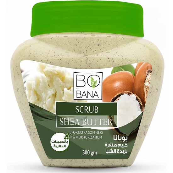 Bobana Face and Body Scrub with Shea Butter 300 gm
