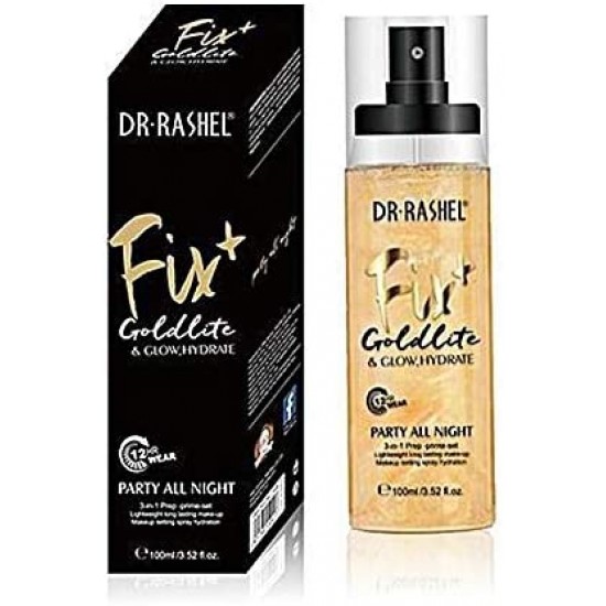 Dr. Rashel Gold Makeup Fixer 3 in 1 Fixer and Moisturizer 100 ml