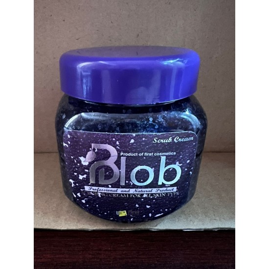 Blob Scrub Cream from First Cosmetics blue Salt