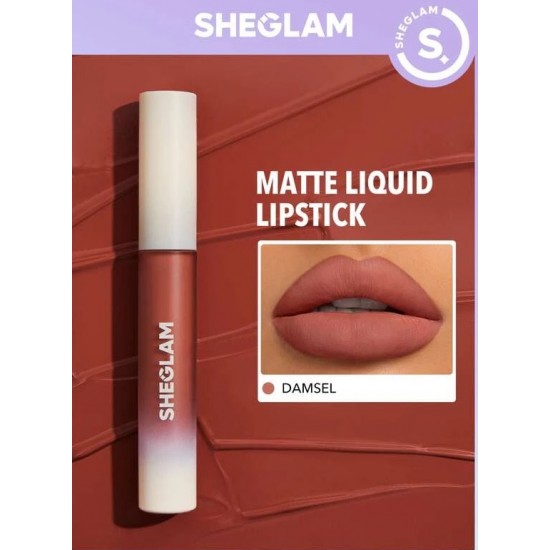 SHEGLAM Matte Allure Liquid Lipstick - Damsel