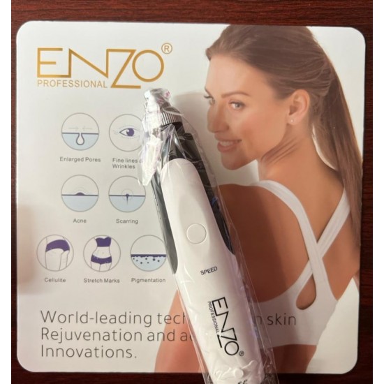 Black Enzo Professional Microneedling Therapy Pen
