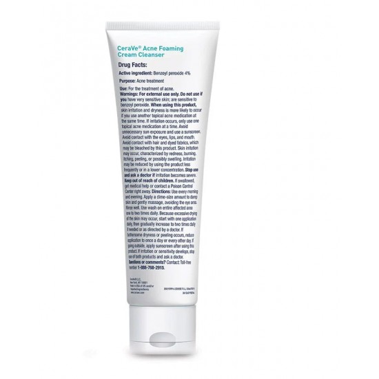 CeraVe Acne Foaming Cream Cleanser