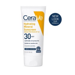 CeraVe Hydrating Mineral Sunscreen SPF 30 Body Lotion