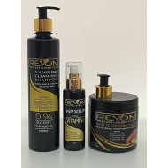 Revon collection for damaged and brittle hair with argan oil