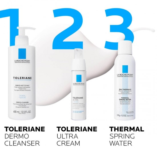 Toleriane make-up remover and facial cleanser from La Roche-Posay for a natural glow