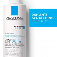 Lipikar Baum AB + M anti-itch. Anti-relapse. Instantly soothes the skin