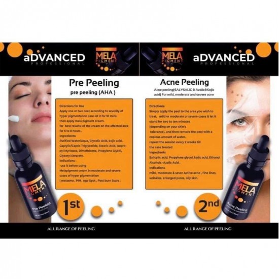 Mela advanced skin and body whitening set