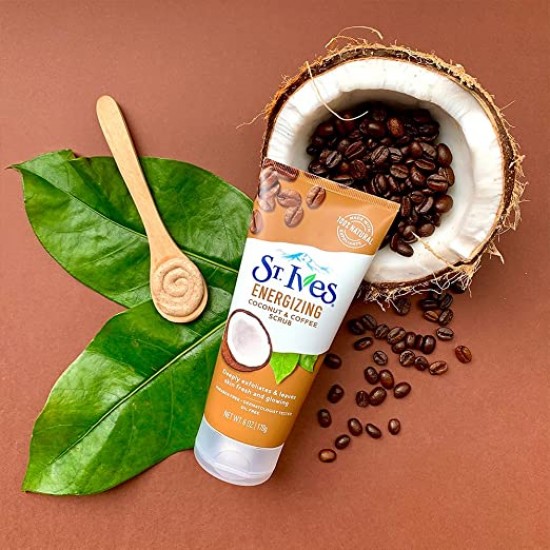 st.ives Revitalizing Coconut and Coffee Scrub 170ml 