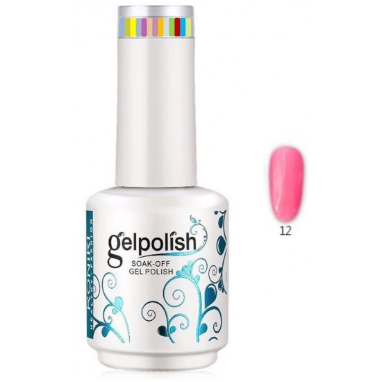 Semi-permanent Nail Polish 15ml – Pink 12 – Roniki 