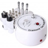 Diamond facial peeling device to clean the skin