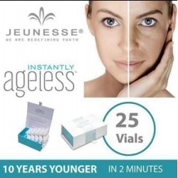 Instantly Ageless امبول ايجليس للجمال تقليل ظهور أكياس تحت العين والخطوط الدقيقة والتجاعيد والمسام