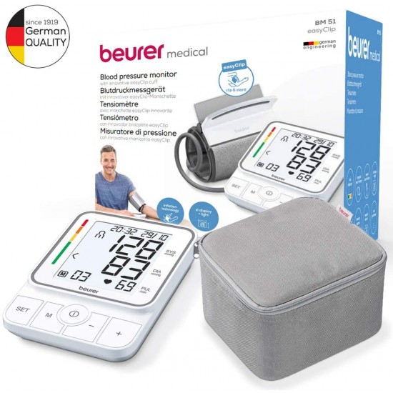 Beurer BM 51 easy Clip upper arm pressure monitor