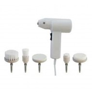 Rotating brush device - electric skin cleaning and massage device