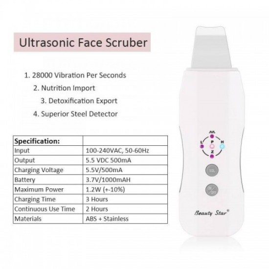 EH Ultrasonic Skin Scrubber