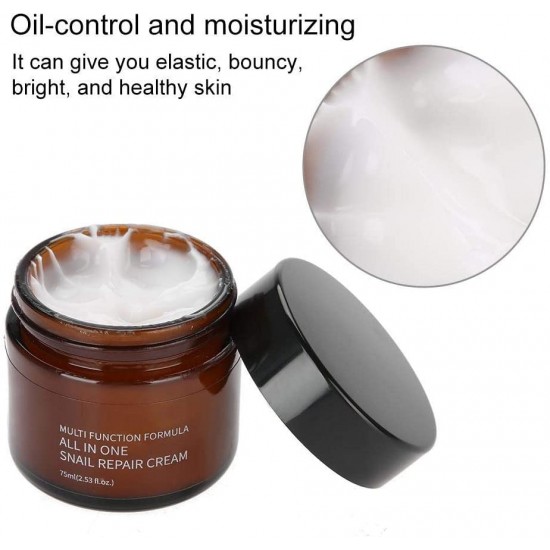 MELAO Snail Cream Shirink Pores Repair Whitening Cream Moisturizing Anti-aging Serum Anti Wrinkle Oil-control 75ml