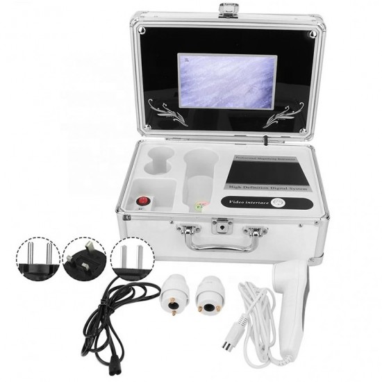 Skin Analyzer Machine 7 Inch HD Screen Portable Facial Skin Test Scanner Analyser Equipment