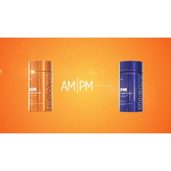 Nutritional supplements AM-PM containing essential vitamins and minerals in addition to herbal extracts