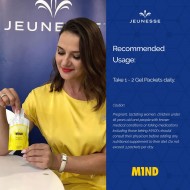 M1ND Gel packets supports memory and helps reduce mental distraction from Jeunesse